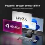 P4 Light Gaming Mini PC, Ryzen 7 5825U, 32GB RAM 1TB SSD, 11 Pro Triple 4K 60HZ Displays Desktop Computers, Support PS3 Emulator Micro PC, HDMI+DP+Type-C, WiFi 6E, BT5.2, Dual 2.5GbE LAN - Image 8