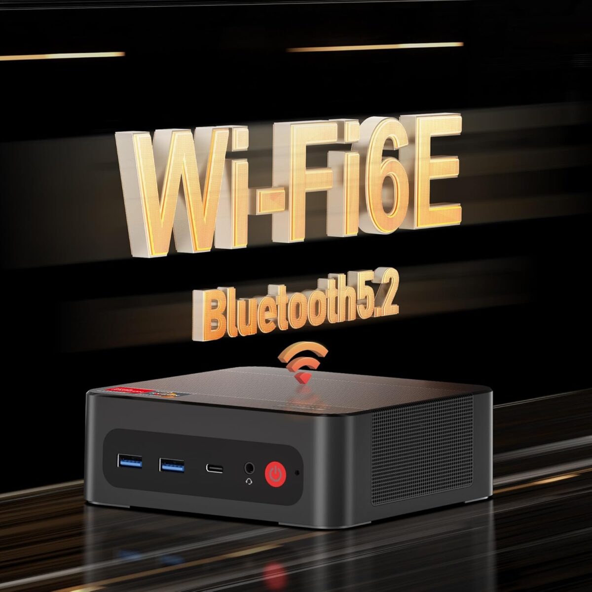 P4 Light Gaming Mini PC, Ryzen 7 5825U, 32GB RAM 1TB SSD, 11 Pro Triple 4K 60HZ Displays Desktop Computers, Support PS3 Emulator Micro PC, HDMI+DP+Type-C, WiFi 6E, BT5.2, Dual 2.5GbE LAN - Image 9
