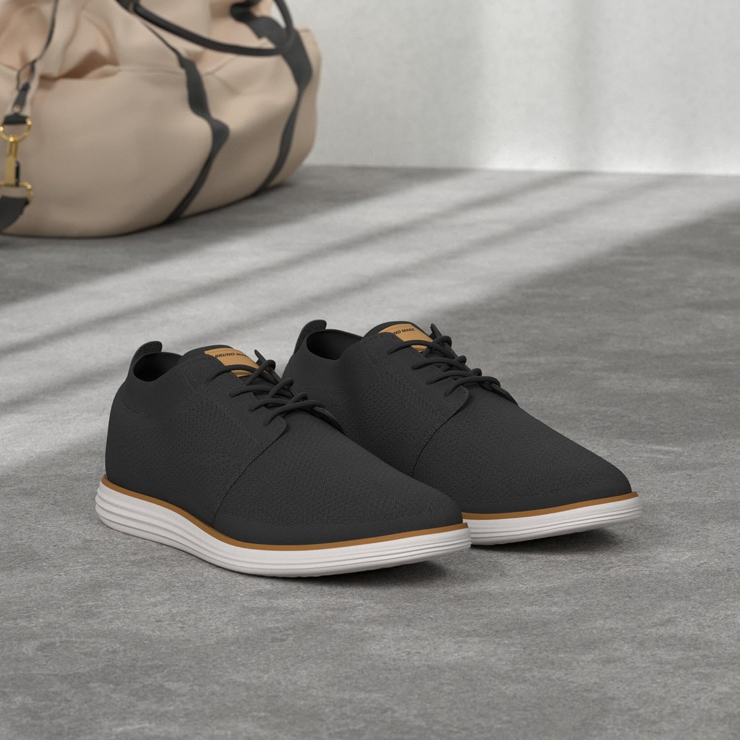 1759775595_Bruno-Marc-Mens-KnitFlex-Breeze-Mesh-Sneakers-Oxfords-Lace-Up-Lightweight-Casual-Walking-Shoes.jpg Bruno Marc Men's KnitFlex Breeze Mesh Sneakers Oxfords Lace-Up Lightweight Casual Walking Shoes - Image 3