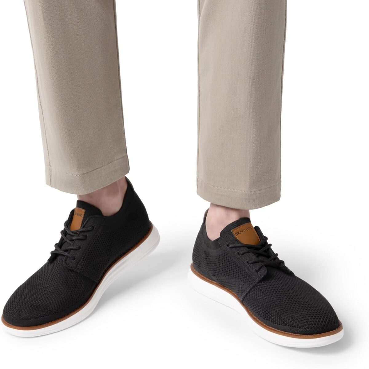 Bruno Marc Men's KnitFlex Breeze Mesh Sneakers Oxfords Lace-Up Lightweight Casual Walking Shoes - Image 7