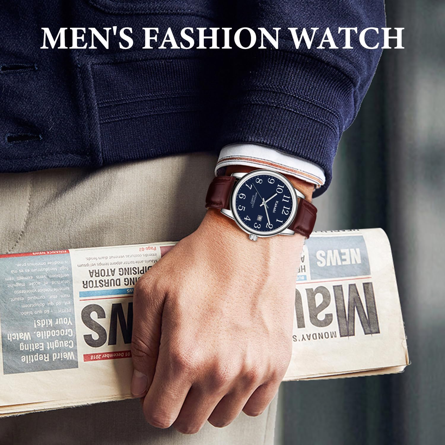1759775866_Watch-for-Men-Easy-Reader-Unisex-Analog-Quartz-Waterproof-Wristwatch-with-Date-and-Leather-Band-Casual-Simple-Fashion-Mens-Watches-Gift.jpg Watch for Men, Easy Reader Unisex Analog Quartz Waterproof Wristwatch with Date and Leather Band, Casual Simple Fashion Mens Watches Gift - Image 5