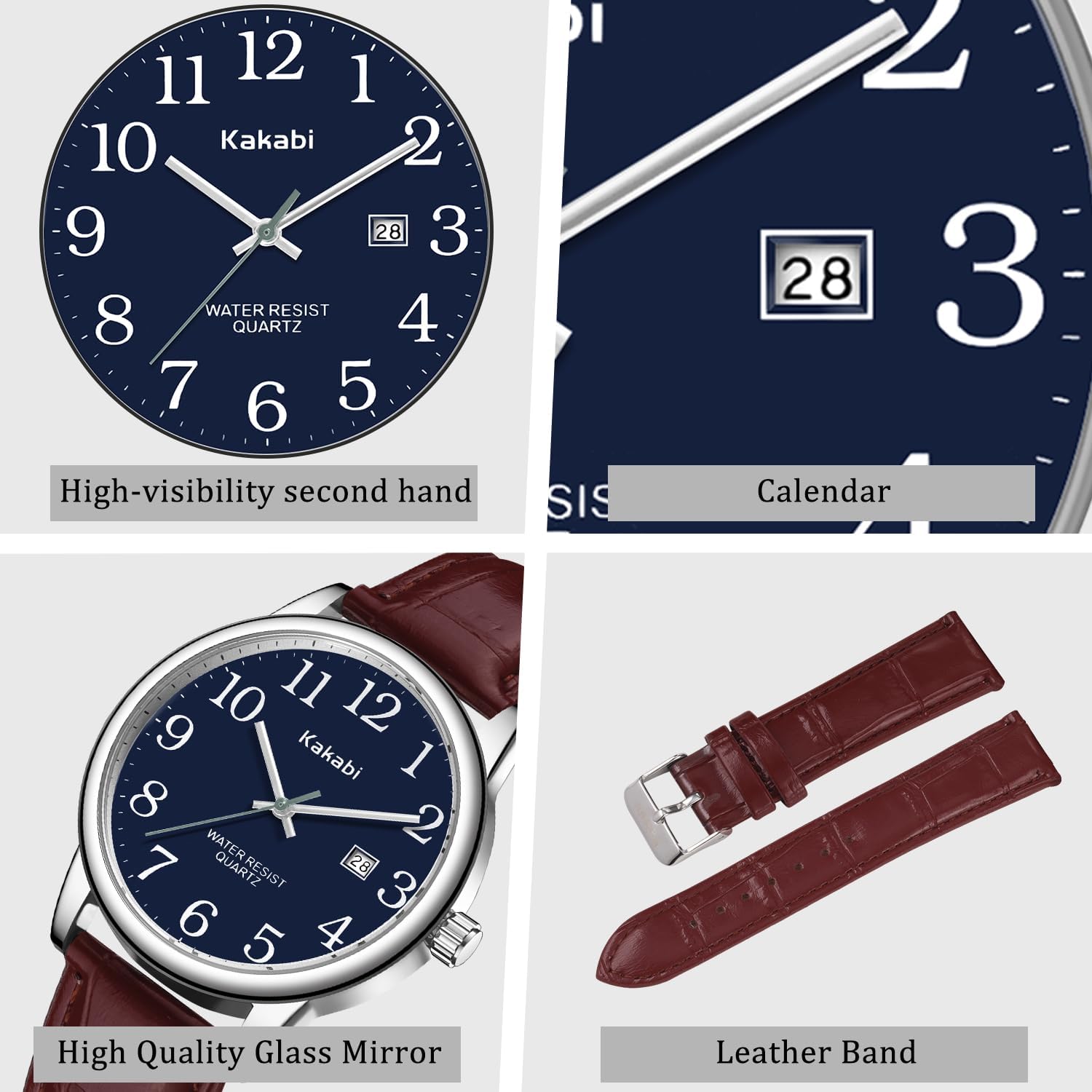 1759775867_Watch-for-Men-Easy-Reader-Unisex-Analog-Quartz-Waterproof-Wristwatch-with-Date-and-Leather-Band-Casual-Simple-Fashion-Mens-Watches-Gift.jpg Watch for Men, Easy Reader Unisex Analog Quartz Waterproof Wristwatch with Date and Leather Band, Casual Simple Fashion Mens Watches Gift - Image 6