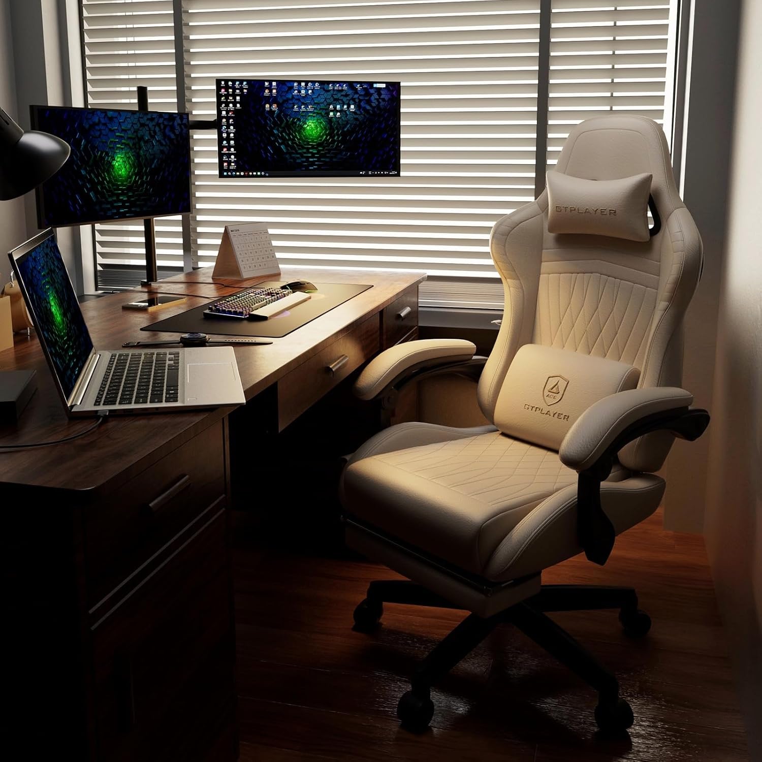 1759779084_GTPLAYER-ACE-PRO-Music-Gaming-Chairs-–-Built-in-Speakers-App-Support-Bluetooth-Control-Footrest-Pocket-Gamer-Chair-for-Adults-Ivory.jpg GTPLAYER ACE-PRO Music Gaming Chairs – Built-in Speakers, App Support & Bluetooth Control, Footrest & Pocket, Gamer Chair for Adults, Ivory - Image 3