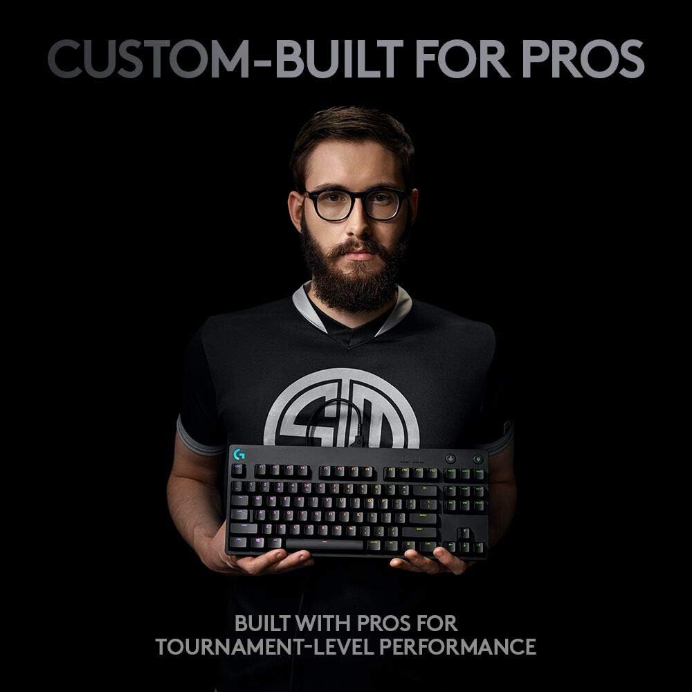 1759780102_Logitech-G-PRO-Mechanical-Gaming-Keyboard-Ultra-Portable-Tenkeyless-Design-Detachable-Micro-USB-Cable-16.8-Million-Color-LIGHTSYNC-RGB-Backlit-Keys.jpg Logitech G PRO Mechanical Gaming Keyboard, Ultra Portable Tenkeyless Design, Detachable Micro USB Cable, 16.8 Million Color LIGHTSYNC RGB Backlit Keys - Image 3