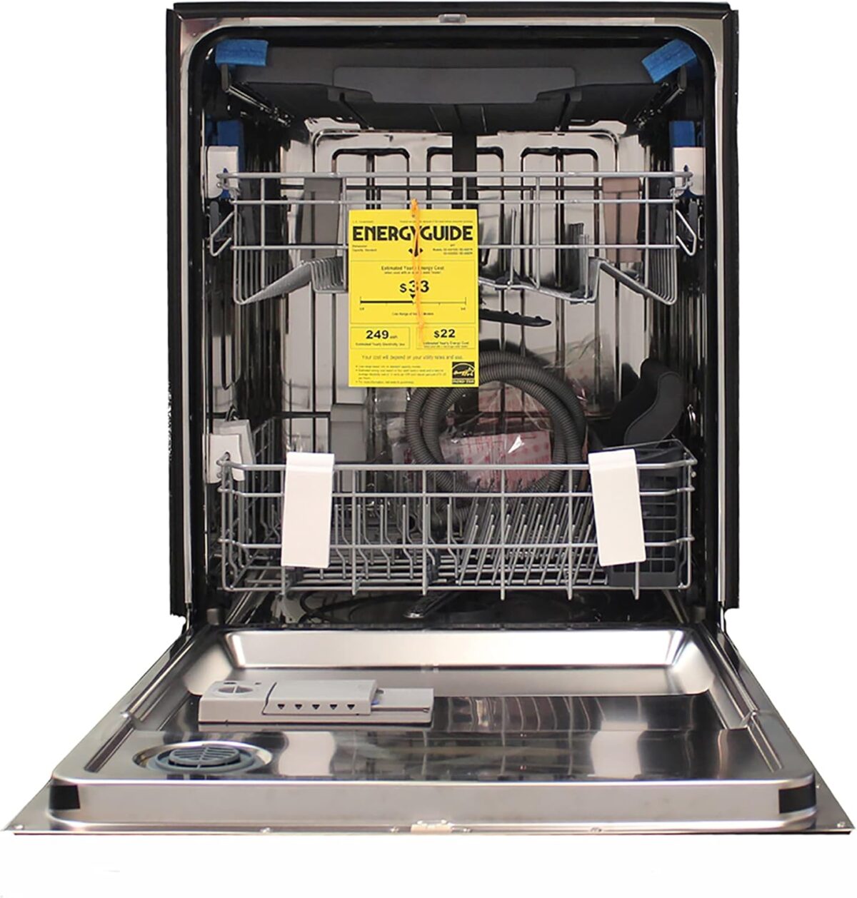 SPT SD-6501WA 24″-wide Built-In Stainless Steel Tall Tub Dishwasher with ENERGY STAR, Heated Drying, 6 Wash Programs and 14 Plate Settings – White - Image 5