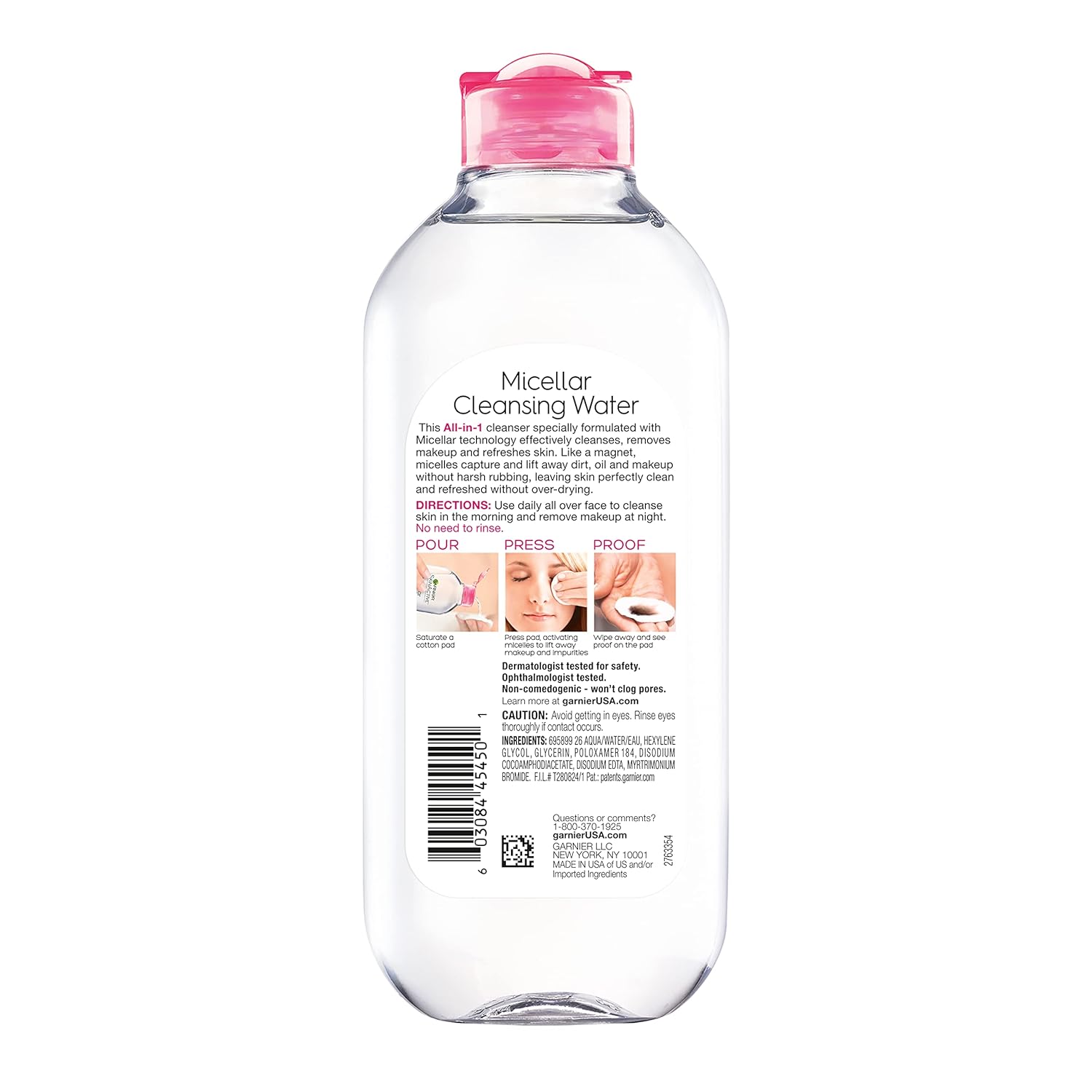 1759780835_Garnier-Micellar-Water-Hydrating-Facial-Cleanser-Makeup-Remover-Suitable-for-Sensitive-Skin-Vegan-Cruelty-Free-13.5-Fl-Oz-400mL-1-Count.jpg Garnier Micellar Water, Hydrating Facial Cleanser & Makeup Remover, Suitable for Sensitive Skin, Vegan, Cruelty Free, 13.5 Fl Oz (400mL), 1 Count - Image 3