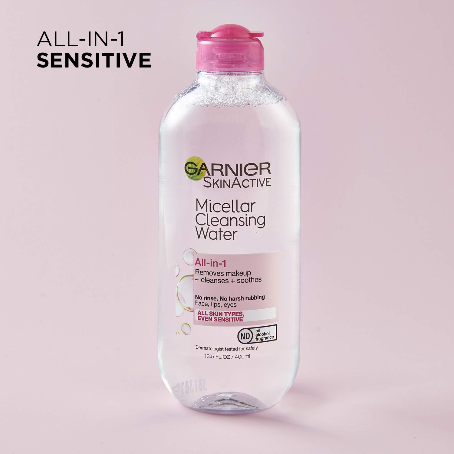 1759780850_Garnier-Micellar-Water-Hydrating-Facial-Cleanser-Makeup-Remover-Suitable-for-Sensitive-Skin-Vegan-Cruelty-Free-13.5-Fl-Oz-400mL-1-Count.jpg Garnier Micellar Water, Hydrating Facial Cleanser & Makeup Remover, Suitable for Sensitive Skin, Vegan, Cruelty Free, 13.5 Fl Oz (400mL), 1 Count - Image 12
