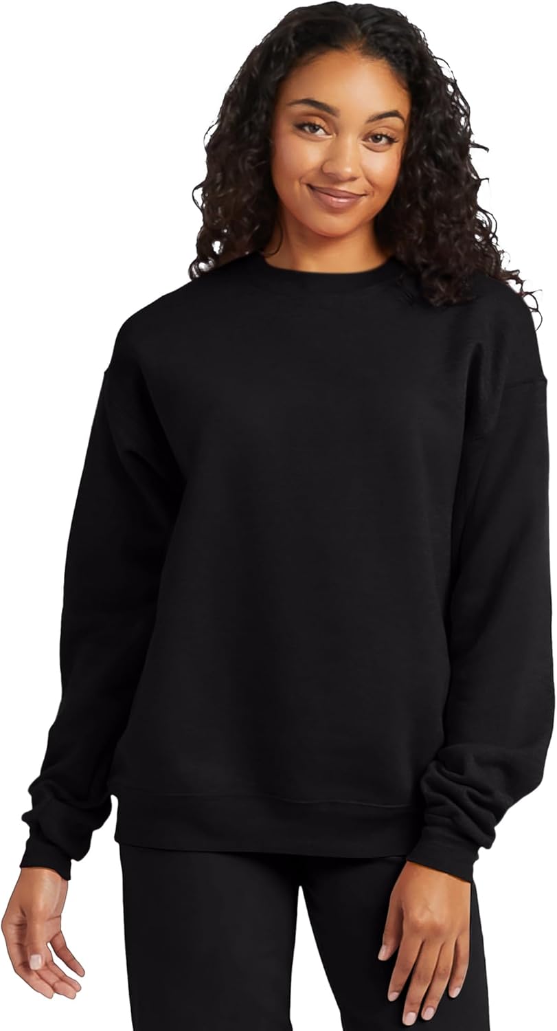 1759781566_Hanes-Mens-EcoSmart-Fleece-Pullover-Crewneck-Sweatshirt-1-or-2-Pack.jpg Hanes Men's EcoSmart Fleece, Pullover Crewneck Sweatshirt, 1 or 2 Pack - Image 4