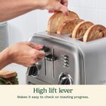 Cuisinart 4 Slice Toaster, Compact Stainless Steel Toaster with Extra-Wide Slots for Toasting Bread, French Toast, Bagels and Pastries, Defrost & Reheat Functions, CPT-180P1, Brushed Stainless - Image 7