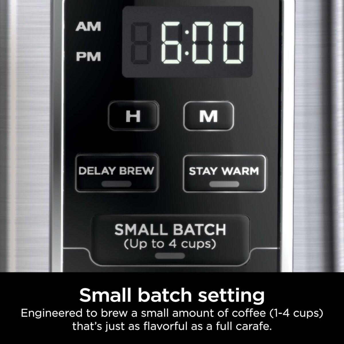 Ninja 12-Cup Programmable Coffee Brewer, 2 Brew Styles, Adjustable Warm Plate, 60oz Water Reservoir, Delay Brew - Black/Stainless Steel - Image 5