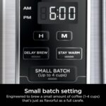 Ninja 12-Cup Programmable Coffee Brewer, 2 Brew Styles, Adjustable Warm Plate, 60oz Water Reservoir, Delay Brew - Black/Stainless Steel - Image 5