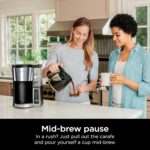 Ninja 12-Cup Programmable Coffee Brewer, 2 Brew Styles, Adjustable Warm Plate, 60oz Water Reservoir, Delay Brew - Black/Stainless Steel - Image 7