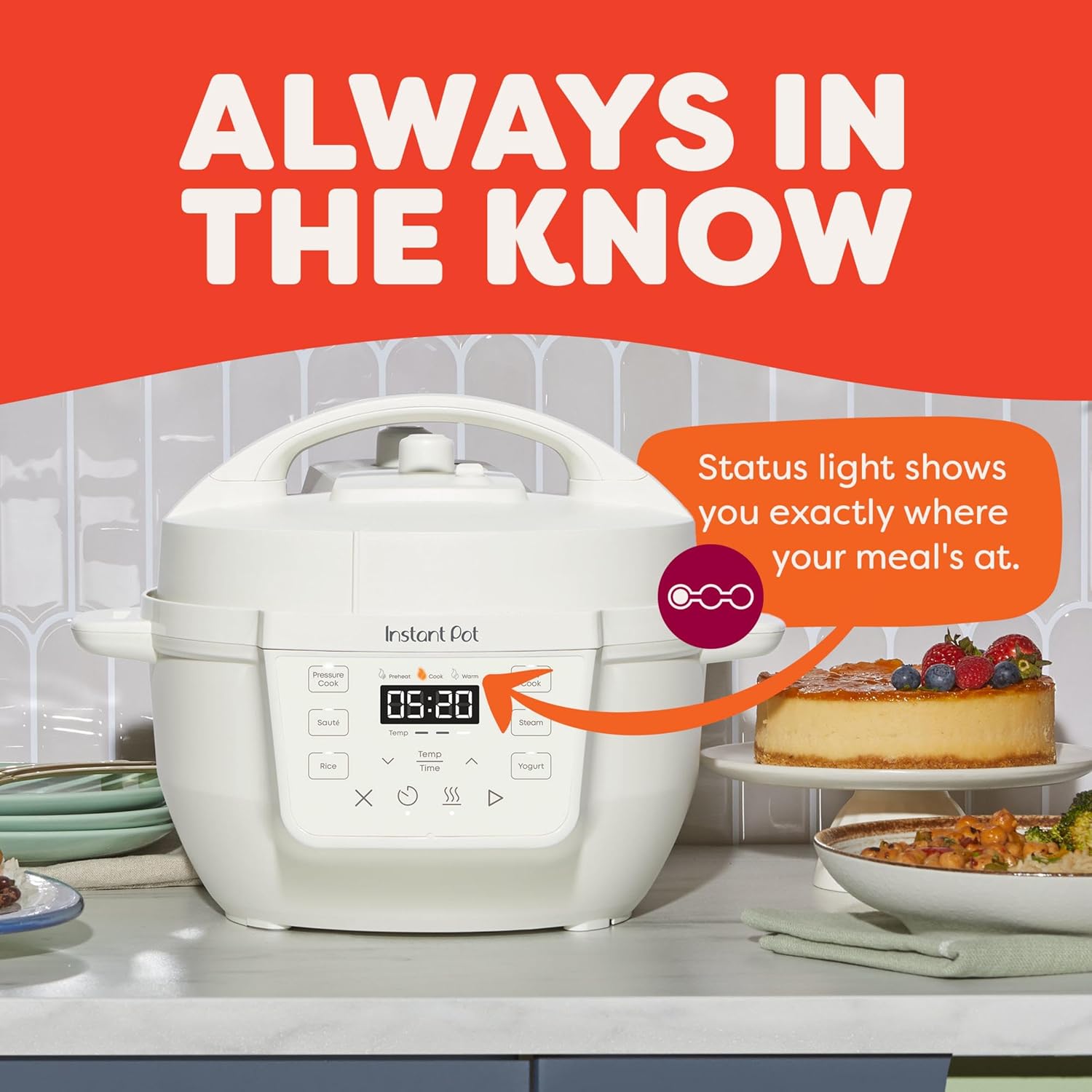 1759851164_Instant-Pot-4QT-RIO-Mini-7-in-1-Multi-Cooker-Pressure-Cooker-Slow-cook-Saute-Steam-Rice-Maker-Yogurt-Warmer-Sea-Salt-4-Quarts.jpg Instant Pot 4QT RIO Mini 7-in-1 Multi-Cooker, Pressure Cooker, Slow cook, Sauté, Steam, Rice Maker, Yogurt, & Warmer, Sea Salt, 4 Quarts - Image 4