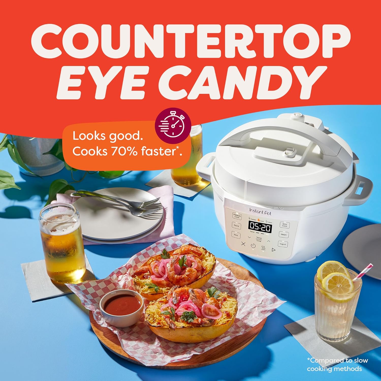 1759851180_Instant-Pot-4QT-RIO-Mini-7-in-1-Multi-Cooker-Pressure-Cooker-Slow-cook-Saute-Steam-Rice-Maker-Yogurt-Warmer-Sea-Salt-4-Quarts.jpg Instant Pot 4QT RIO Mini 7-in-1 Multi-Cooker, Pressure Cooker, Slow cook, Sauté, Steam, Rice Maker, Yogurt, & Warmer, Sea Salt, 4 Quarts - Image 10