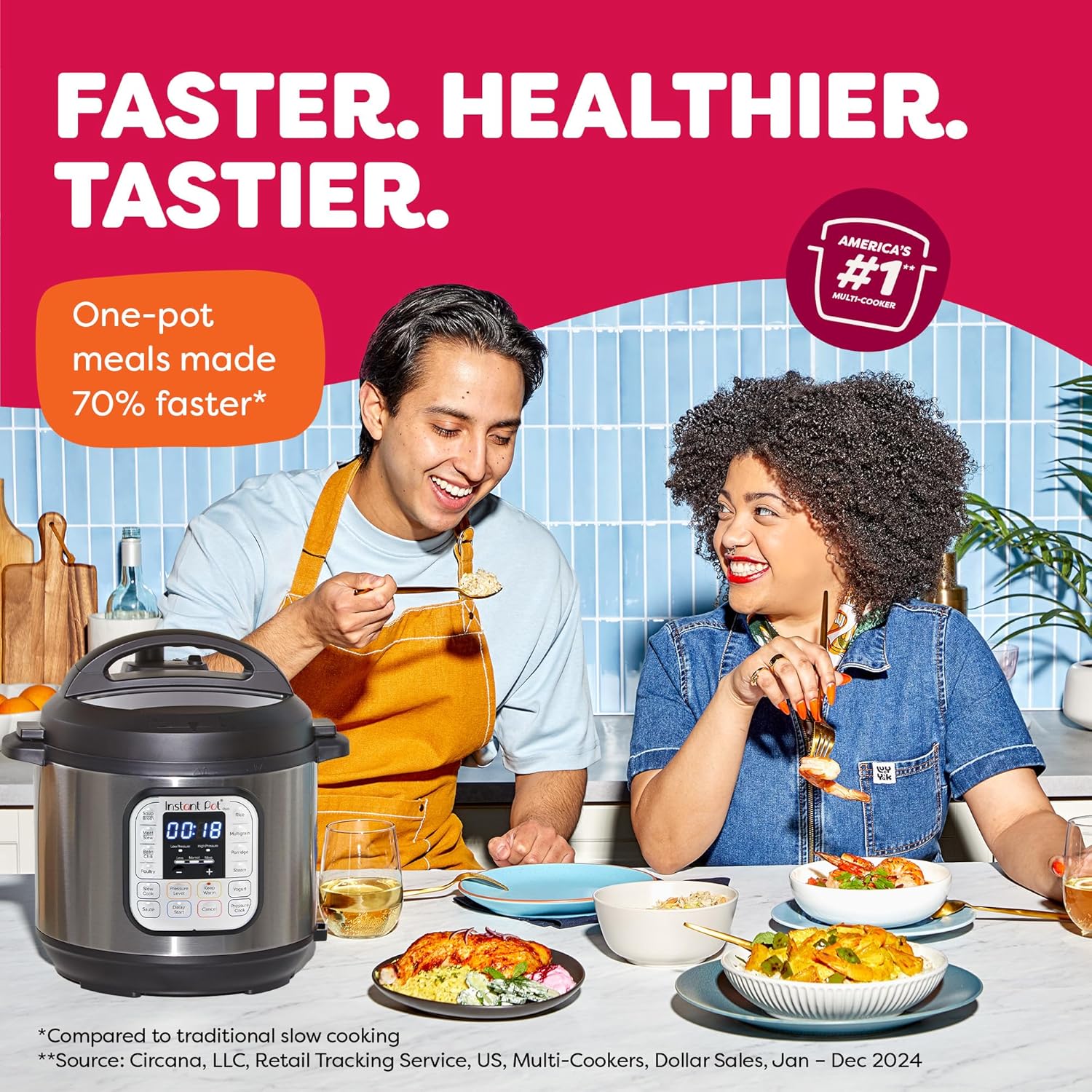 1759851230_Instant-Pot-Duo-7-in-1-Electric-Pressure-Cooker-Slow-Cooker-Rice-Steamer-Saute-Yogurt-Maker-Warmer-Sterilizer-Includes-App-With-Over-800-Recipes-Stainless-Steel-6-Quart.jpg Instant Pot Duo 7-in-1 Electric Pressure Cooker, Slow Cooker, Rice, Steamer, Sauté, Yogurt Maker, Warmer & Sterilizer, Includes App With Over 800 Recipes, Stainless Steel, 6 Quart - Image 3