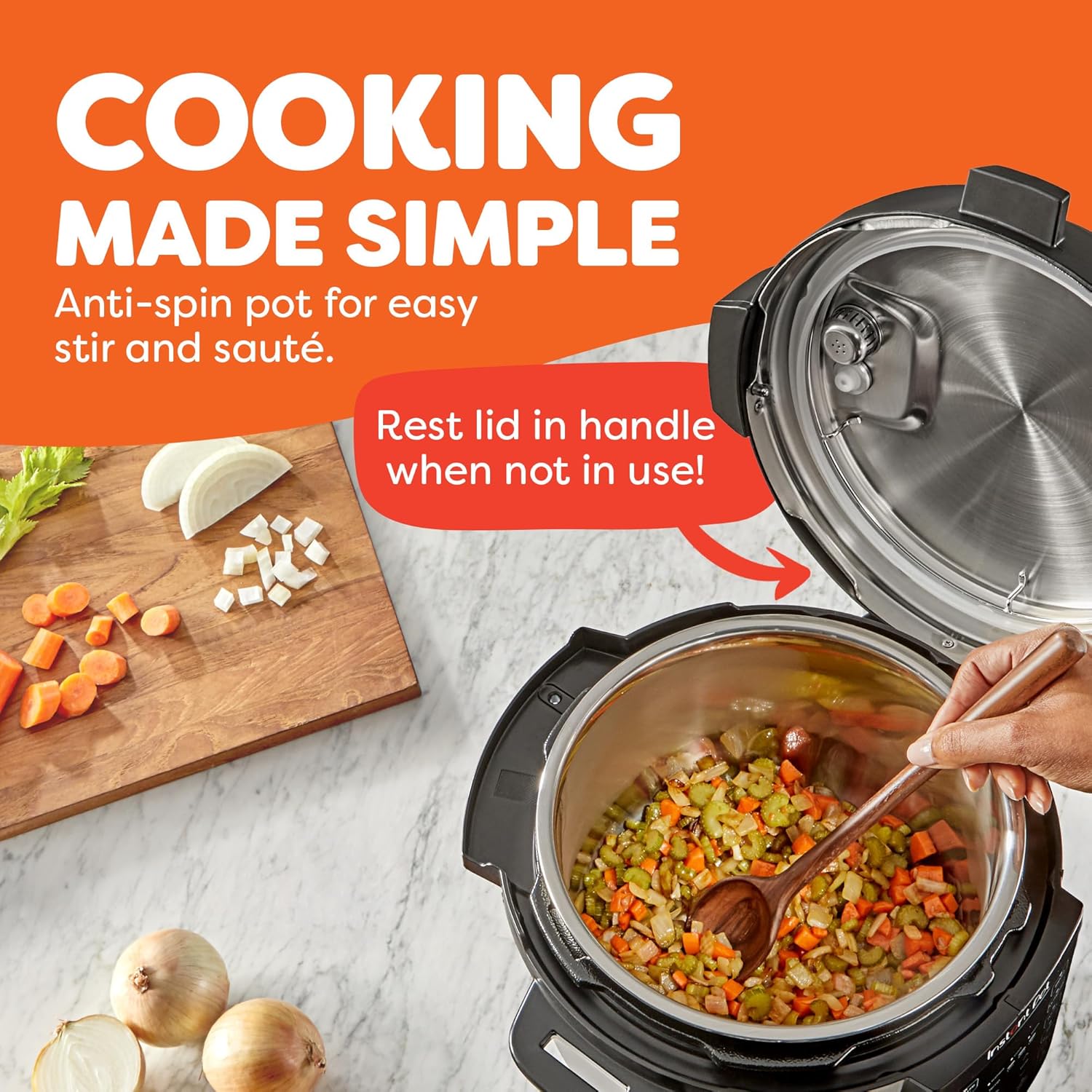 1759853710_Instant-Pot-6QT-RIO-7-in-1-Electric-Multi-Cooker-Pressure-Cooker-Slow-Cook-Rice-Steamer-Saute-Yogurt-Warmer-Black-6-Quarts.jpg Instant Pot 6QT RIO, 7-in-1 Electric Multi-Cooker, Pressure Cooker, Slow Cook, Rice, Steamer, Sauté, Yogurt & Warmer, Black, 6 Quarts - Image 5