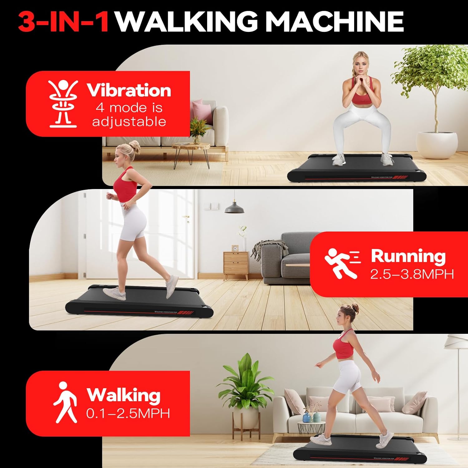 1759861395_Sperax-Walking-Treadmill-Pad-with-APP-3-in-1-Under-Desk-Treadmill-400W-Low-Noise-Walking-Vibration-Pad-with-Remote-ControlPortable-Treadmills-for-Home-Office.jpg Sperax Walking Treadmill Pad with APP, 3 in 1 Under Desk Treadmill, 400W Low Noise Walking Vibration Pad with Remote Control,Portable Treadmills for Home Office - Image 4