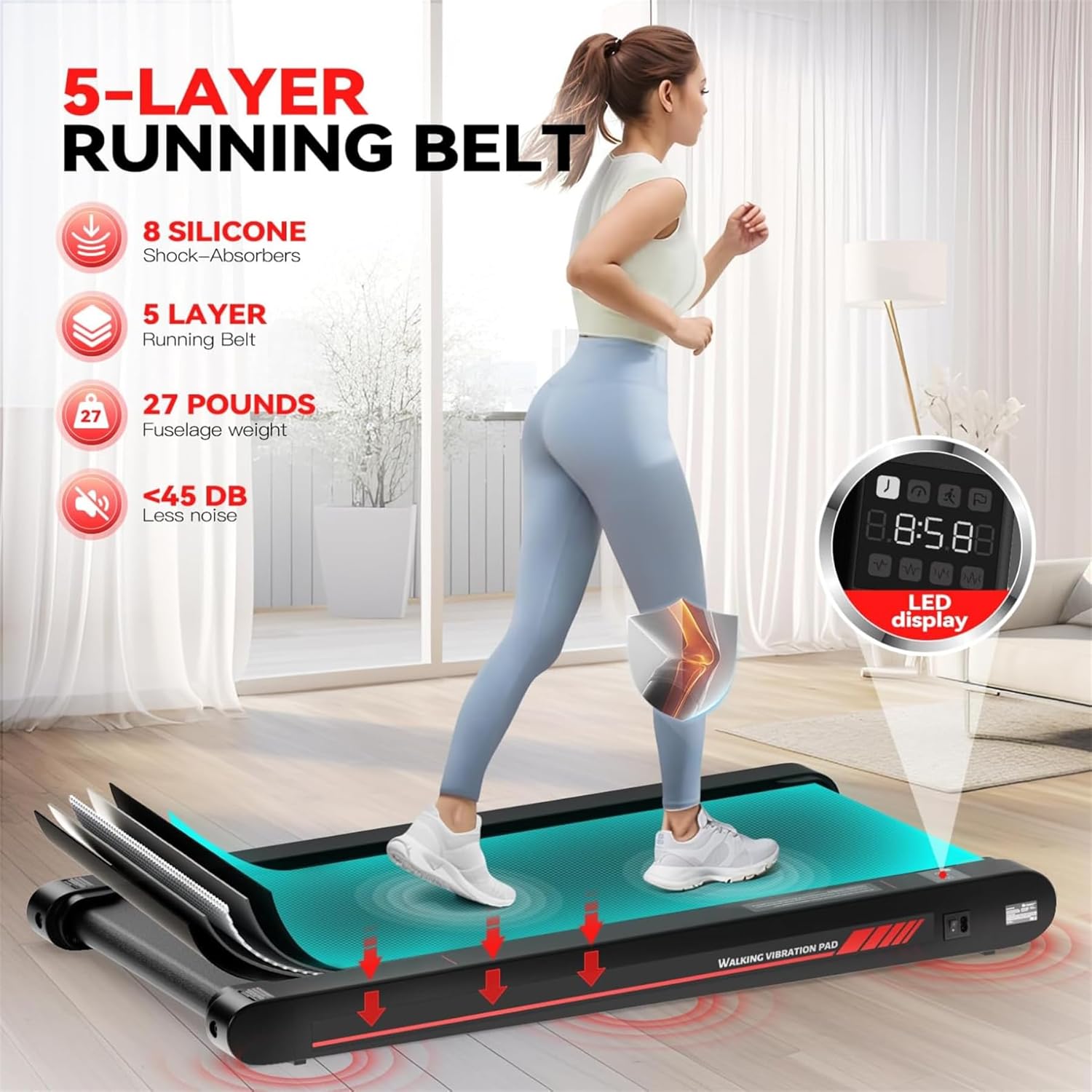 1759861402_Sperax-Walking-Treadmill-Pad-with-APP-3-in-1-Under-Desk-Treadmill-400W-Low-Noise-Walking-Vibration-Pad-with-Remote-ControlPortable-Treadmills-for-Home-Office.jpg Sperax Walking Treadmill Pad with APP, 3 in 1 Under Desk Treadmill, 400W Low Noise Walking Vibration Pad with Remote Control,Portable Treadmills for Home Office - Image 8
