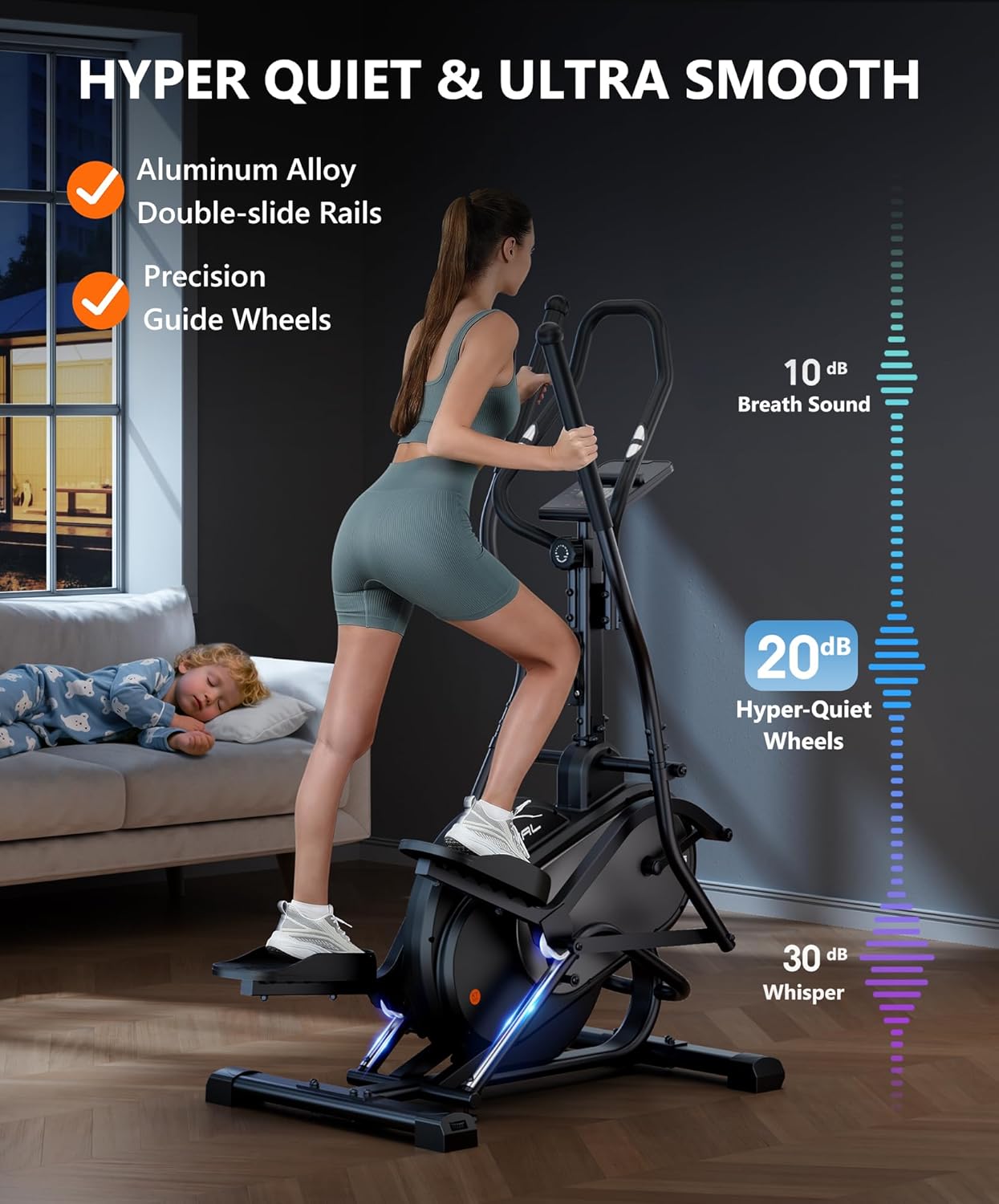 1759861460_THERUN-Elliptical-Exercise-Machine-3-in-1-Cardio-Climber-Stepping-Elliptical-Machine-for-Home-Stair-Stepper-Elliptical-Training-Machines-w16-Levels-Resistance-Pulse-Sensor-LCD-Monitor.jpg THERUN Elliptical Exercise Machine, 3-in-1 Cardio Climber Stepping Elliptical Machine for Home, Stair Stepper Elliptical Training Machines w/16 Levels Resistance, Pulse Sensor, LCD Monitor - Image 5