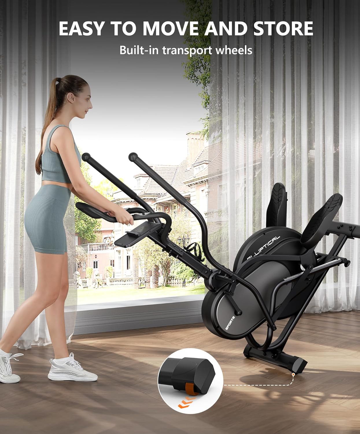 1759861467_THERUN-Elliptical-Exercise-Machine-3-in-1-Cardio-Climber-Stepping-Elliptical-Machine-for-Home-Stair-Stepper-Elliptical-Training-Machines-w16-Levels-Resistance-Pulse-Sensor-LCD-Monitor.jpg THERUN Elliptical Exercise Machine, 3-in-1 Cardio Climber Stepping Elliptical Machine for Home, Stair Stepper Elliptical Training Machines w/16 Levels Resistance, Pulse Sensor, LCD Monitor - Image 9