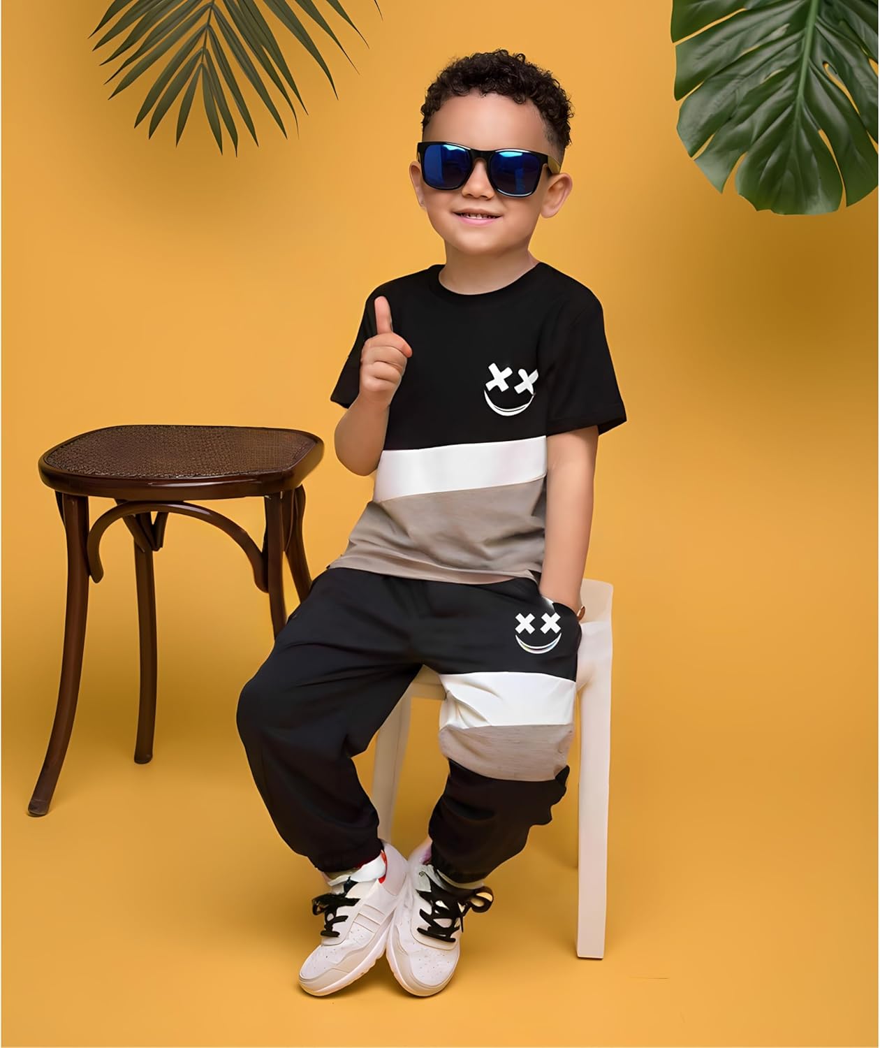 1759863083_Size-5-13-Years-Boys-SummerSpring-Outfits-Set-Short-Sleeve-T-Shirt-Pants-Kids-Boys-Fall-Fashion-Clothes-Sets.jpg Size 5-13 Years Boys Summer/Spring Outfits Set Short Sleeve T-Shirt & Pants Kids Boys Fall Fashion Clothes Sets - Image 6