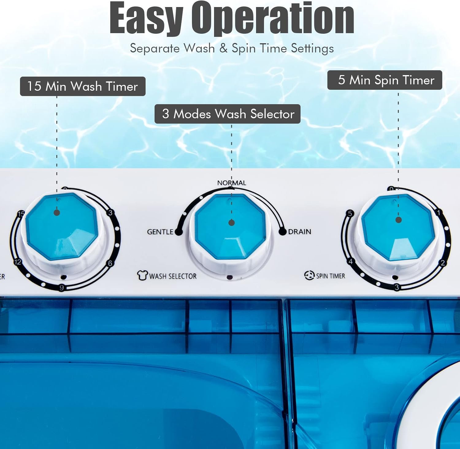 1759865052_COSTWAY-Twin-Tub-26lbs-Capacity-Laundry-18lbs-8lbs-Spinner-Combo-with-Timer-Knobs-Built-in-Drain-Pump-Compact-Washer-for-Home-Dorm-Apartment-BlueWhite-portable-washing-machine.jpg COSTWAY, Twin Tub 26lbs Capacity Laundry, 18lbs 8lbs Spinner Combo with Timer Knobs, Built-in Drain Pump, Compact Washer for Home Dorm Apartment (Blue+White) portable washing machine - Image 4