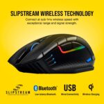 Corsair Dark Core RGB Pro SE, FPS/MOBA Gaming Mouse with SLIPSTREAM Technology, Black, Backlit RGB LED, 18000 DPI, Optical, Qi wireless charging certified - Image 4