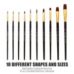 Face Painting Kit Non-toxic Body Paint Washable 18 Colors Facepaint Makeup Kit for Adults with 10 Face Paint Brushes for Halloween Party Cosplay Makeup (Color 001) - Image 3