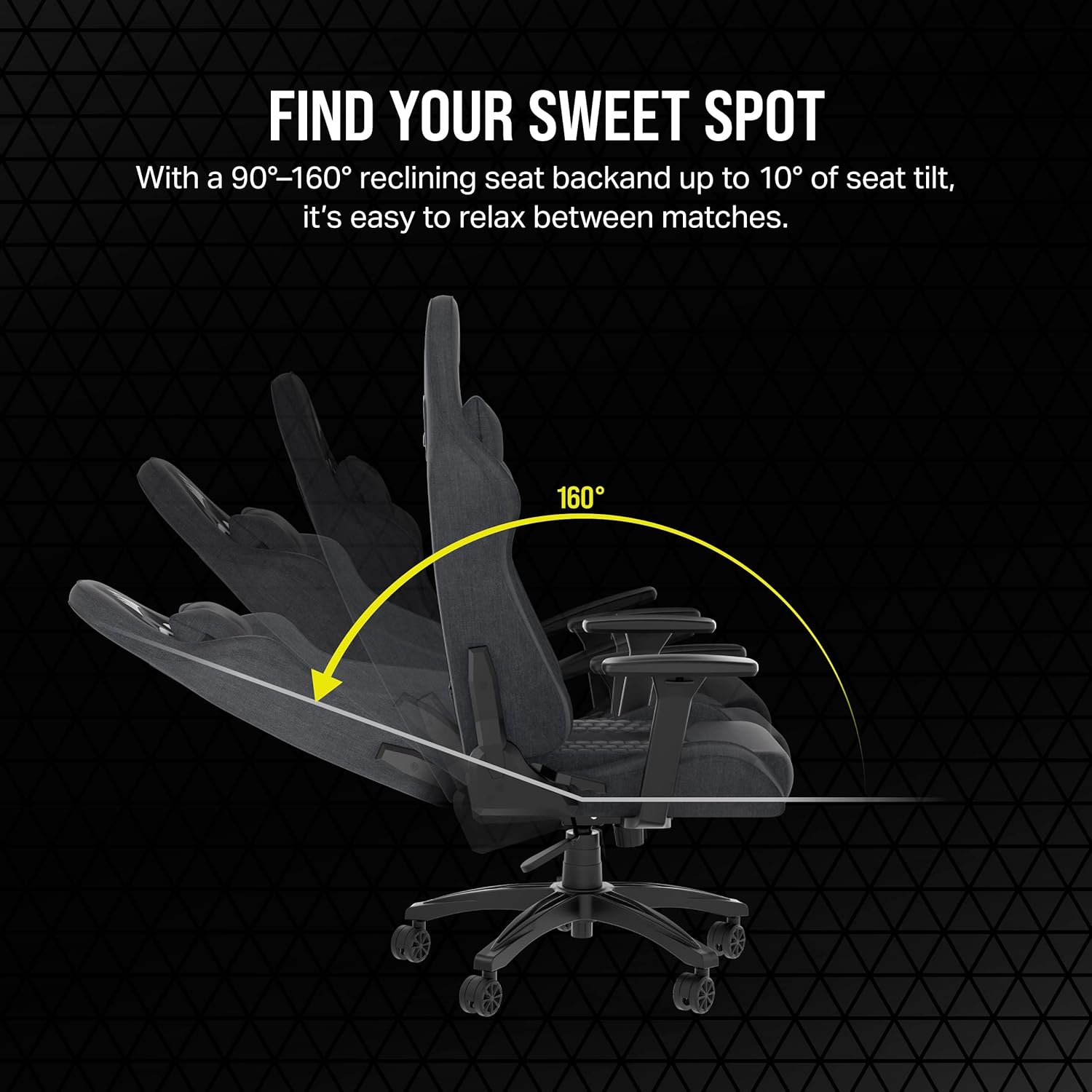 1759866736_Corsair-TC100-Relaxed-Gaming-Chair-Fabric-Racing-Inspired-Design-Lumbar-Pillow-Detachable-Memory-Foam-Neck-Pillow-Adjustable-Seat-Height-Adjustable-Armrests-Gray-and-Black.jpg Corsair TC100 Relaxed Gaming Chair - Fabric - Racing-Inspired Design - Lumbar Pillow - Detachable Memory Foam Neck Pillow - Adjustable Seat Height - Adjustable Armrests - Gray and Black - Image 7
