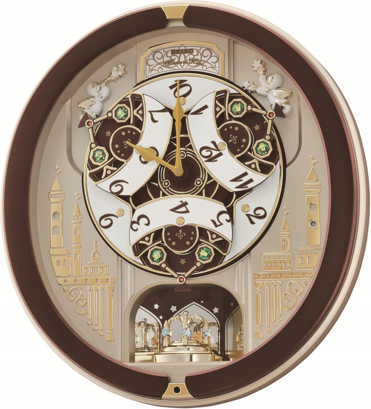 Seiko Melodies in Motion Musical Wall Clock, Spring Dance - Image 3