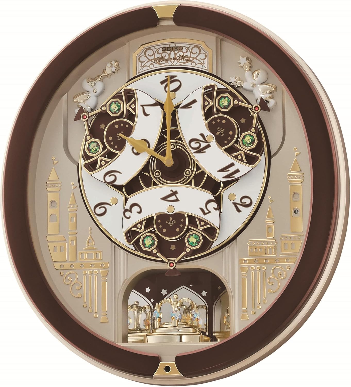 1759871076_Seiko-Melodies-in-Motion-Musical-Wall-Clock-Spring-Dance.jpg Seiko Melodies in Motion Musical Wall Clock, Spring Dance - Image 3