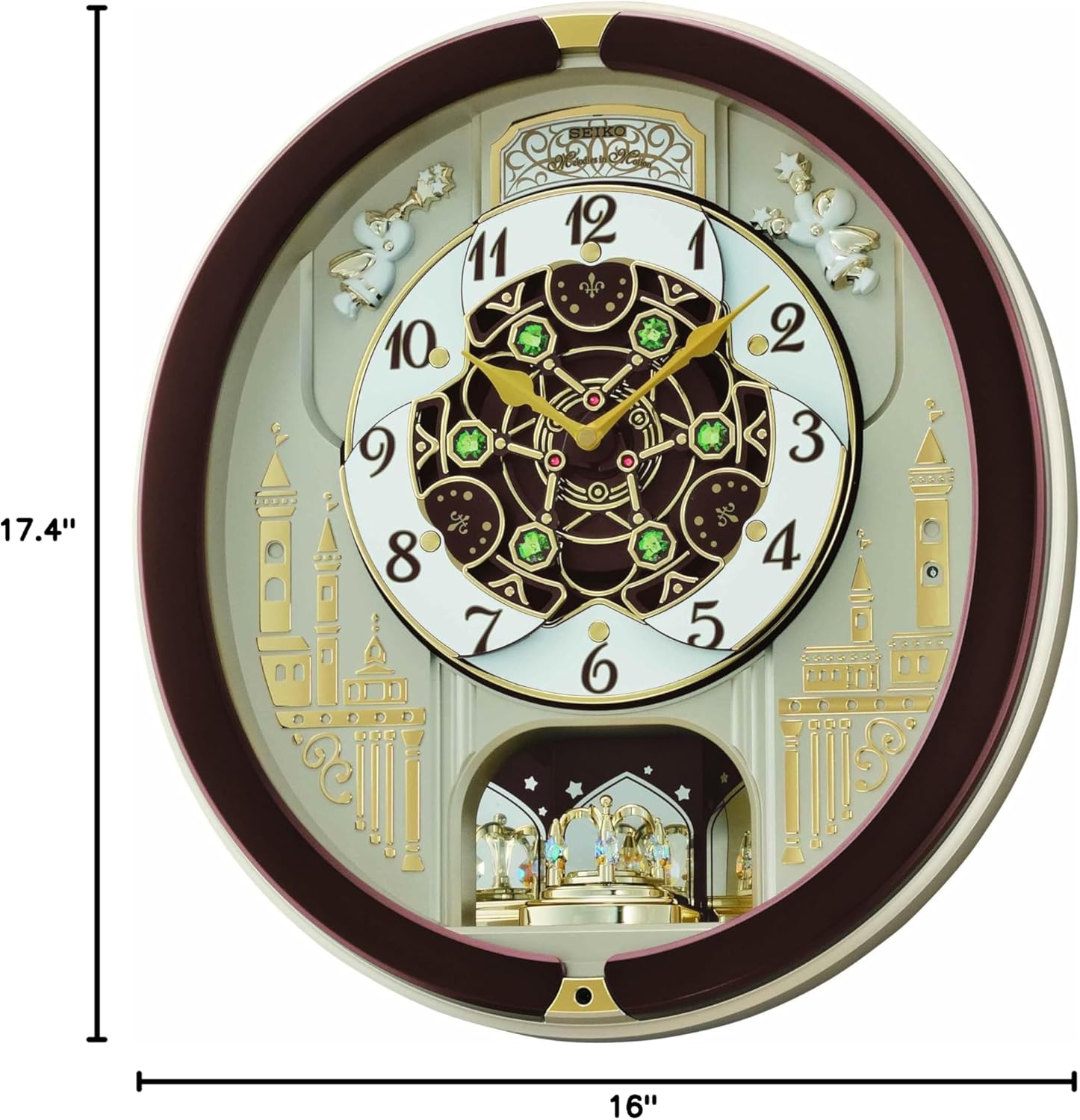 1759871083_Seiko-Melodies-in-Motion-Musical-Wall-Clock-Spring-Dance.jpg Seiko Melodies in Motion Musical Wall Clock, Spring Dance - Image 7