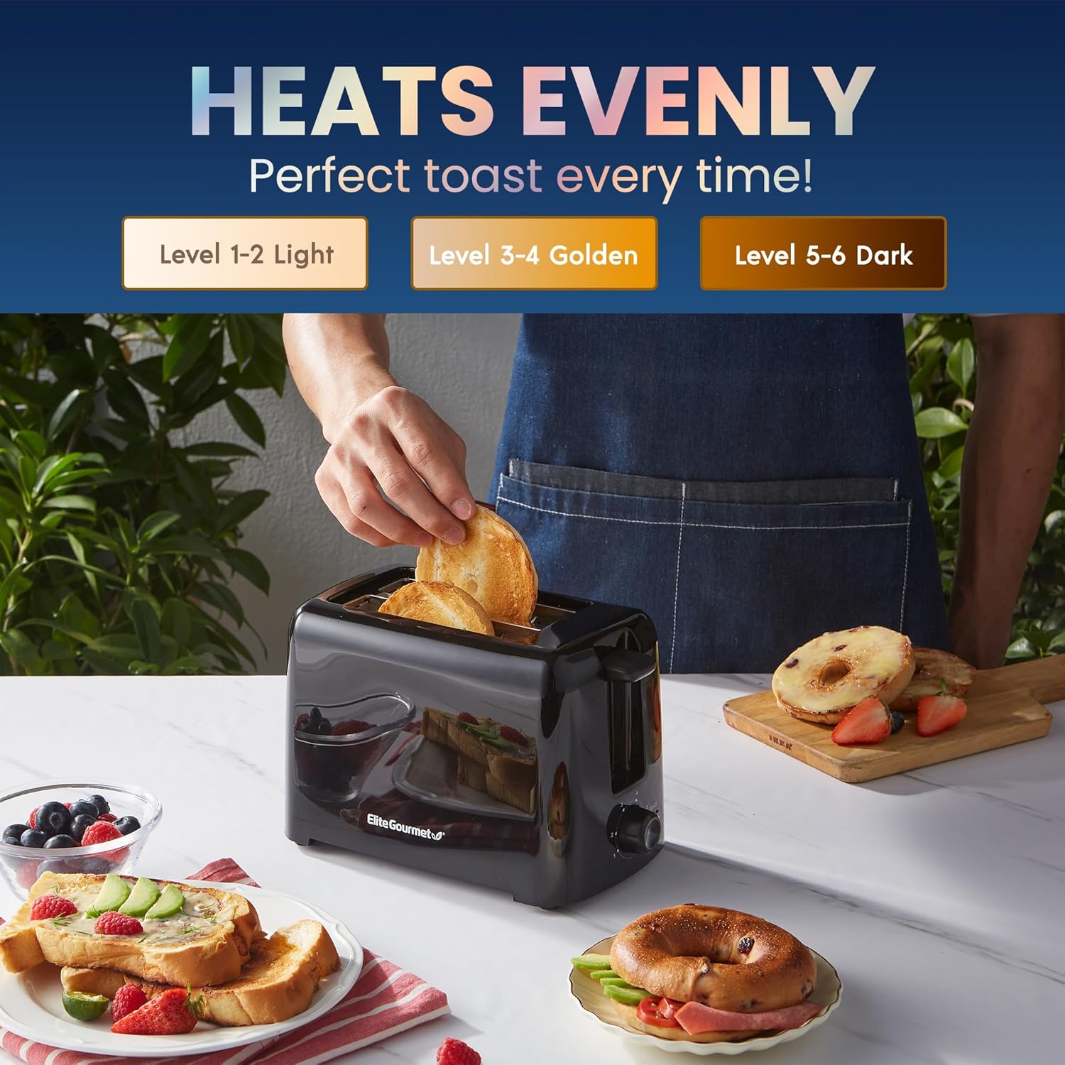 1759906736_Elite-Gourmet-ECT1027B-Cool-Touch-Toaster-with-6-Temperature-Settings-Extra-Wide-1.25-Slots-for-Bagels-Waffles-Specialty-Breads-Puff-Pastry-Snacks-ETL-Certified-2-Slices-Black.jpg Elite Gourmet ECT1027B Cool Touch Toaster with 6 Temperature Settings & Extra Wide 1.25" Slots for Bagels, Waffles, Specialty Breads, Puff Pastry, Snacks, ETL Certified, 2 Slices, Black - Image 3