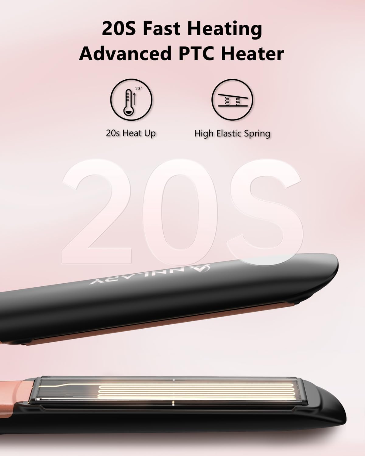 1759906810_Hair-Straightener-1-Inch-Flat-Iron-and-Curler-2-in-1-Titanium-Ceramic-Ionic-Dual-Voltage-Straightener-with-Heat-Resistant-Silicone-for-Less-Frizz-Shinier-Smoother.jpg Hair Straightener 1 Inch Flat Iron and Curler 2 in 1 Titanium Ceramic Ionic Dual Voltage Straightener with Heat-Resistant Silicone, for Less Frizz, Shinier & Smoother - Image 6