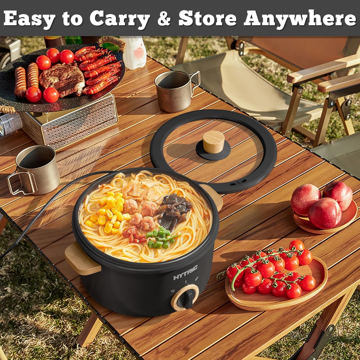 1759937882_Hytric-Hot-Pot-Electric-2.5L-Portable-Electric-Pot-with-Non-Stick-Coating-Multi-functional-Cooker-for-Stir-Fry-Steak-Noodles-Soup-Portable-Ramen-Cooker-for-Dorm-and-Office-Black.jpg Hytric Hot Pot Electric, 2.5L Portable Electric Pot with Non-Stick Coating, Multi-functional Cooker for Stir Fry, Steak, Noodles, Soup, Portable Ramen Cooker for Dorm and Office, Black - Image 7