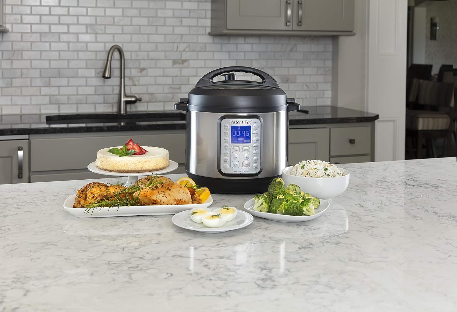 1759940556_Instant-Pot-Duo-Plus-9-in-1-Multicooker-Pressure-Cooker-Slow-Cook-Rice-Maker-Steamer-Saute-Yogurt-Warmer-Sterilizer-Includes-App-With-Over-800-Recipes-Stainless-Steel-6-Quarts.jpg Instant Pot Duo Plus 9-in-1 Multicooker, Pressure Cooker, Slow Cook, Rice Maker, Steamer, Sauté, Yogurt, Warmer & Sterilizer, Includes App With Over 800 Recipes, Stainless Steel, 6 Quarts - Image 3