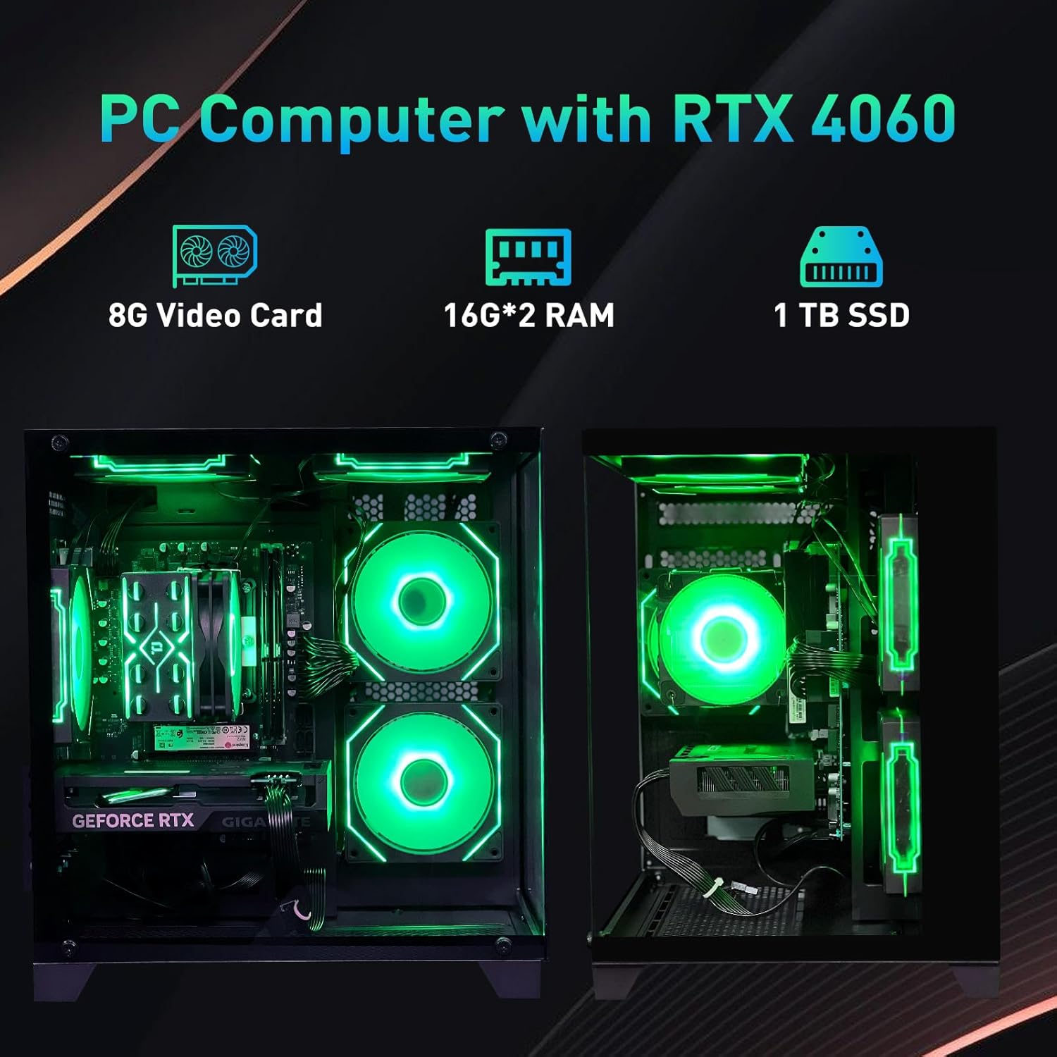 1759943172_Gaming-PC-Desktop-ComputerCore-i5-14400F-Gaming-Computer-RTX-406032GB-DDR4-RAM-1TB-SSDARGB-FanPrebuilt-Gaming-PC-Tower-for-Office.jpg Gaming PC Desktop Computer,Core i5 14400F Gaming Computer RTX 4060,32GB DDR4 RAM 1TB SSD,ARGB Fan,Prebuilt Gaming PC Tower for Office - Image 4