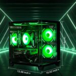 Gaming PC Desktop Computer,Core i5 14400F Gaming Computer RTX 4060,32GB DDR4 RAM 1TB SSD,ARGB Fan,Prebuilt Gaming PC Tower for Office - Image 6