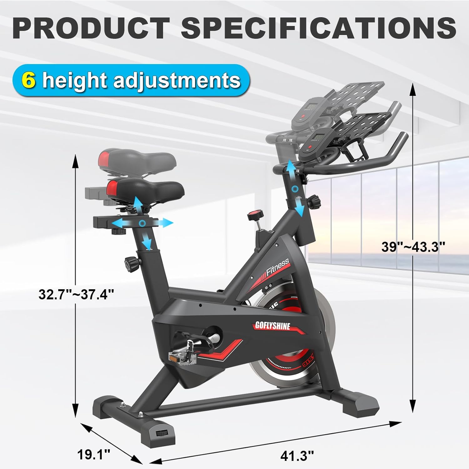 1759947960_Exercise-Bikes-StationaryExercise-Bike-for-Home-Indoor-Cycling-Bike-for-Home-Cardio-GymWorkout-Bike-with-Ipad-Mount-LCD-MonitorSilent-Belt-Drive.jpg Exercise Bikes Stationary,Exercise Bike for Home Indoor Cycling Bike for Home Cardio Gym,Workout Bike with Ipad Mount & LCD Monitor,Silent Belt Drive - Image 3