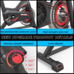 Exercise Bikes Stationary,Exercise Bike for Home Indoor Cycling Bike for Home Cardio Gym,Workout Bike with Ipad Mount & LCD Monitor,Silent Belt Drive - Image 4