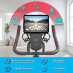 Exercise Bikes Stationary,Exercise Bike for Home Indoor Cycling Bike for Home Cardio Gym,Workout Bike with Ipad Mount & LCD Monitor,Silent Belt Drive - Image 5