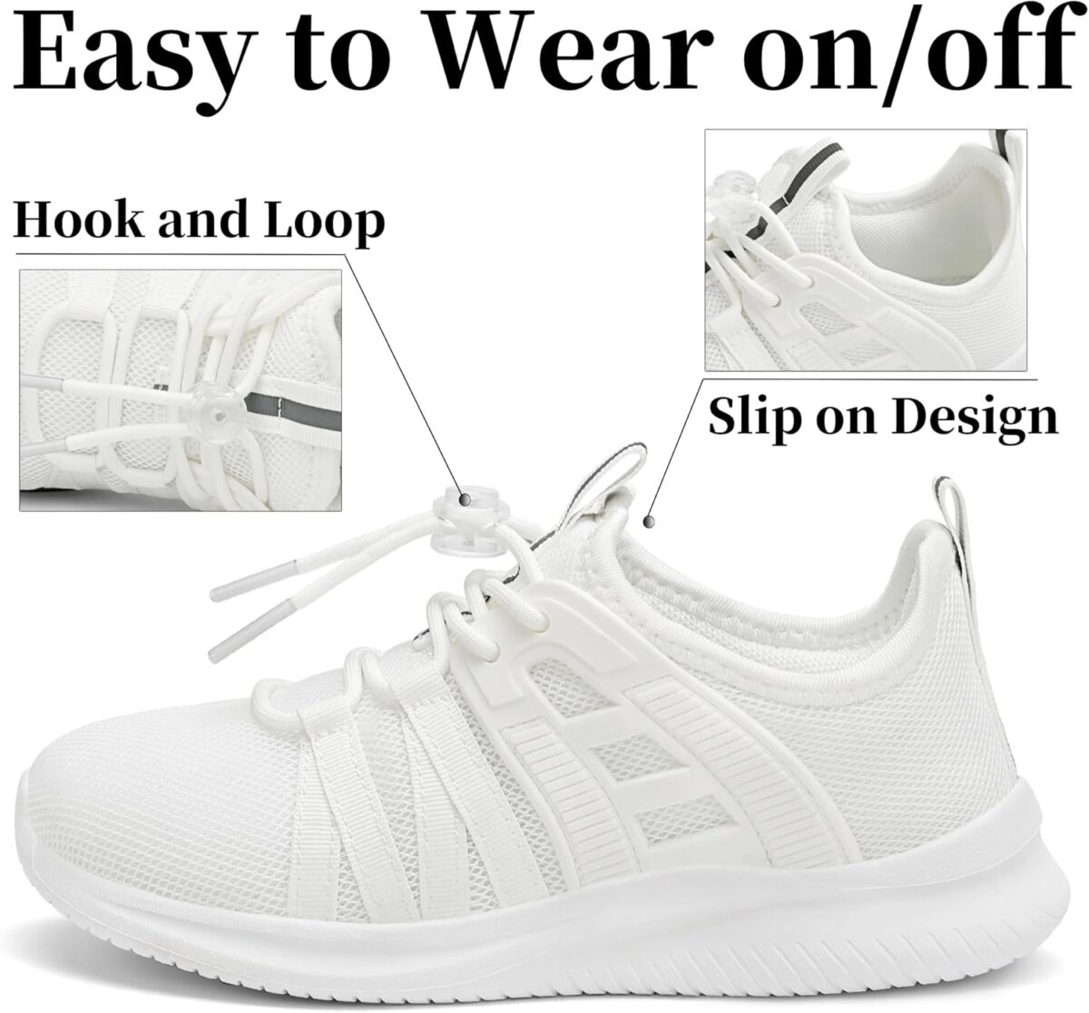 Boys Girls Sneakers Lightweight Kids Tennis Shoes Breathable Running Shoes Comfortable Toddler/Little Kid/Big Kid - Image 5