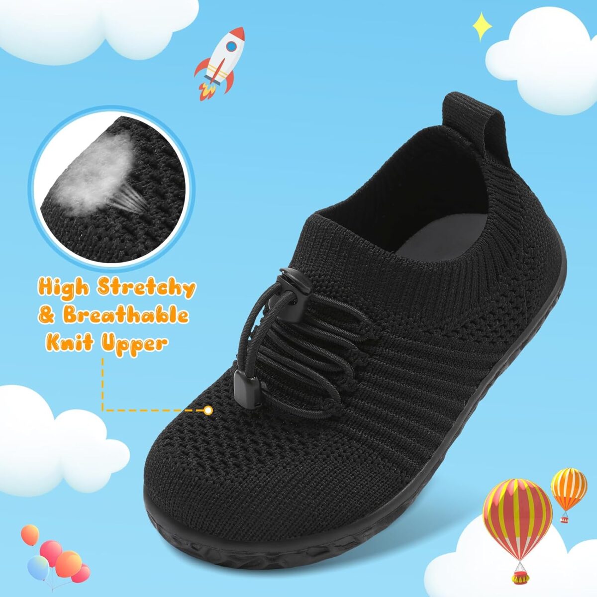 Centipede Demon Toddler Shoes for Boys Girls Baby Kids Slip on Walking Shoe Breathable Sock Shoes Lightweight Soft Sneakers - Image 3