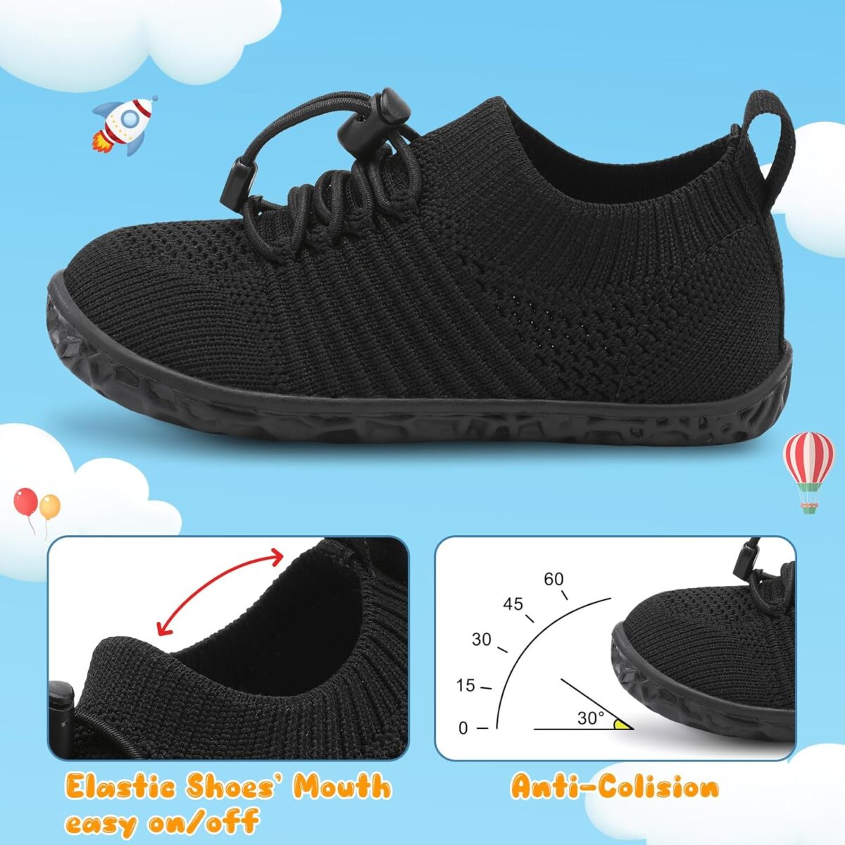 Centipede Demon Toddler Shoes for Boys Girls Baby Kids Slip on Walking Shoe Breathable Sock Shoes Lightweight Soft Sneakers - Image 4