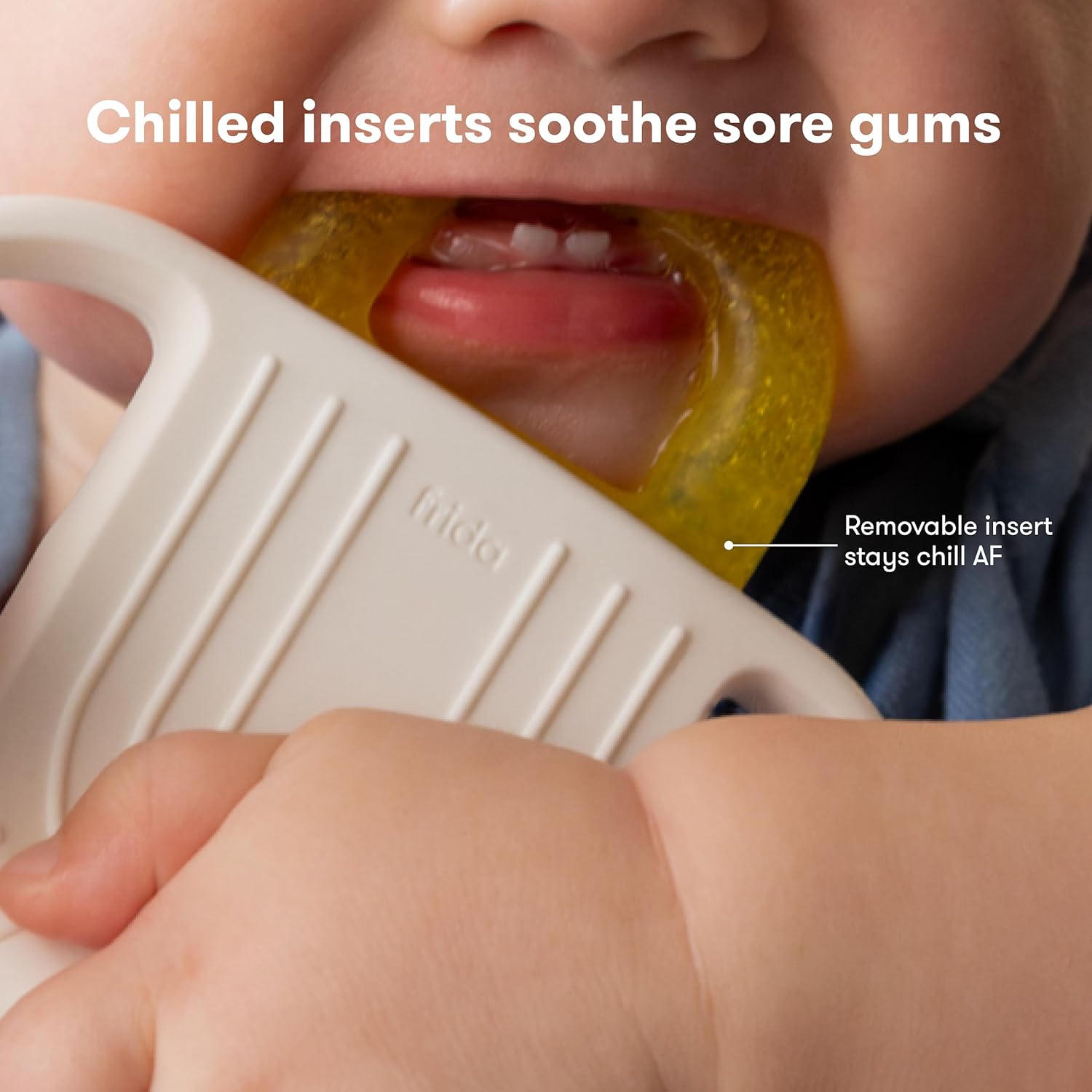 1759950626_Frida-Baby-Silicone-Teething-Toys-4-in-1-Teether-for-Babies-Infants-Teething-Relief-for-0-18-Months-Not-Too-Cold-to-Hold-Baby-Teether-BPA-Free.jpg Frida Baby Silicone Teething Toys, 4-in-1 Teether for Babies & Infants, Teething Relief for 0-18 Months, Not-Too-Cold-to-Hold Baby Teether, BPA-Free - Image 3
