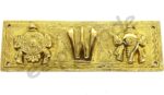 eSplanade Brass Shankh Chakra Namah Showpiece | Shankha Chakra Tilak | Shankha Gada Padma | Padmanabha Swami | Vishnu | Home Decor (8 Inches) - Image 7