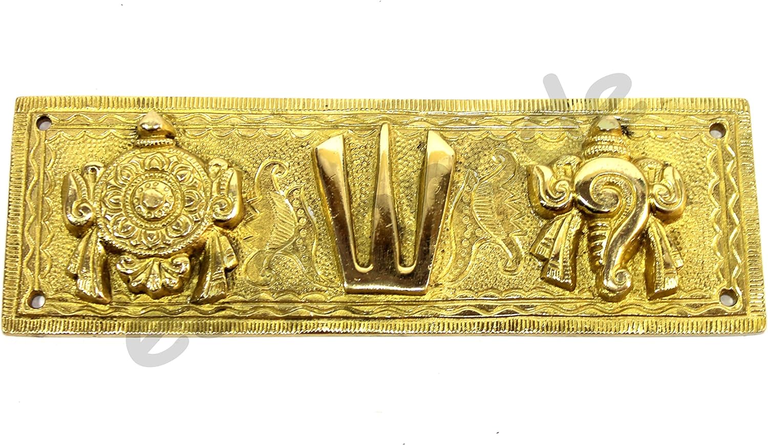 1759954888_eSplanade-Brass-Shankh-Chakra-Namah-Showpiece-Shankha-Chakra-Tilak-Shankha-Gada-Padma-Padmanabha-Swami-Vishnu-Home-Decor-8-Inches.jpg eSplanade Brass Shankh Chakra Namah Showpiece | Shankha Chakra Tilak | Shankha Gada Padma | Padmanabha Swami | Vishnu | Home Decor (8 Inches) - Image 7