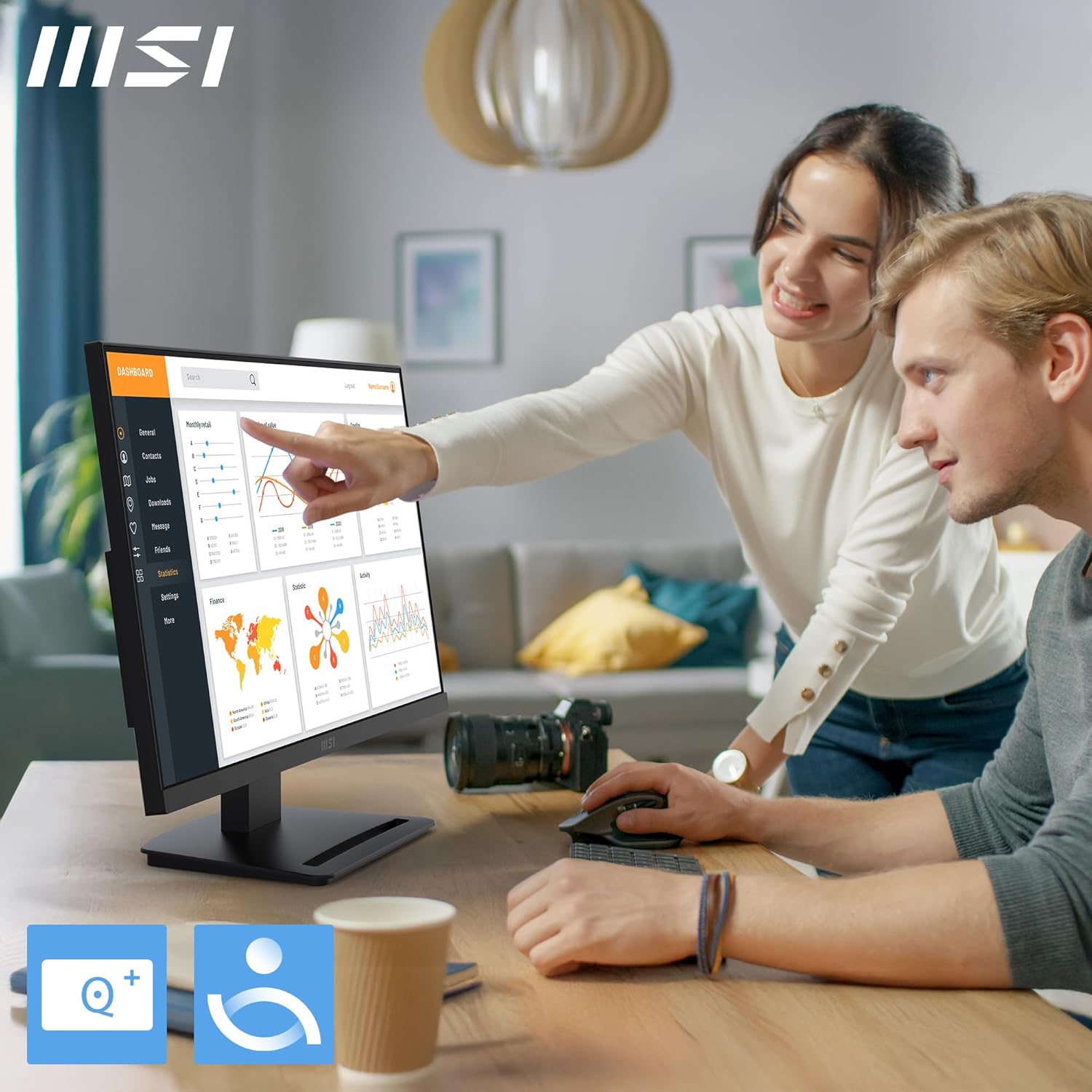 1759956559_MSI-PRO-MP243L-E14-24-inch-IPS-1920-x-1080-FHD-Gaming-Office-Monitor-144Hz-Adaptive-Synch-HDR-Ready-HDMI-VGA-PortVESA-Mountable-Tilt-4-Side-Slim-Bezel1ms-Black.jpg MSI PRO MP243L E14 24-inch IPS 1920 x 1080 (FHD) Gaming Office Monitor, 144Hz, Adaptive-Synch, HDR Ready, HDMI, VGA Port,VESA Mountable, Tilt, 4-Side Slim Bezel,1ms, Black - Image 5
