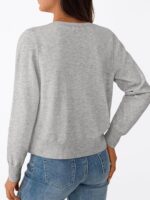 Trendy Queen Womens Cardigan Sweaters Lightweight Crew Neck Outfits Fall Fashion 2025 Clothing - Image 5