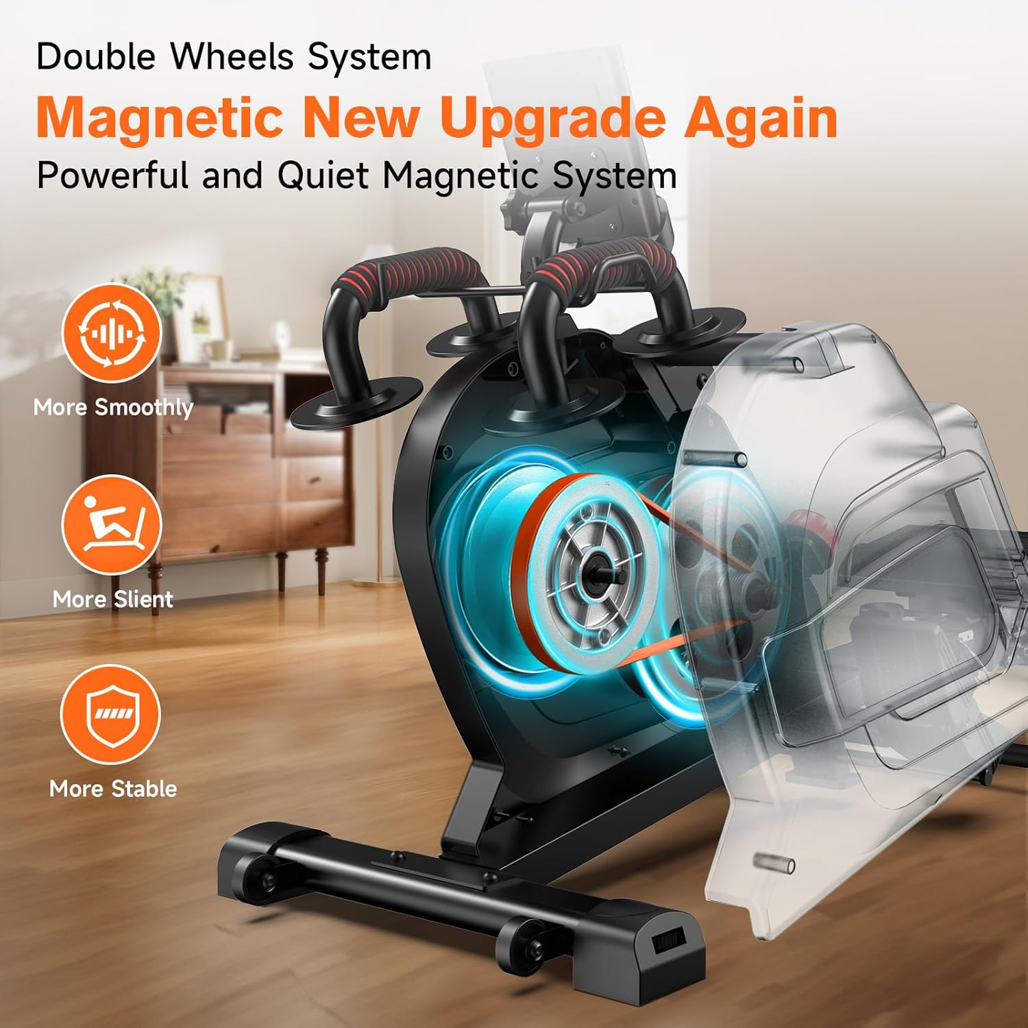 1759958689_Pooboo-Magnetic-Rowing-Machine-360-LB-Weight-Capacity-folding-rower-with-Combination-Strength-exercise-Tablet-Holder-and-Comfortable-Seat-Cushion-Rower-for-Home-Use.jpg Pooboo Magnetic Rowing Machine 360 LB Weight Capacity, folding rower with Combination Strength exercise, Tablet Holder and Comfortable Seat Cushion, Rower for Home Use - Image 3